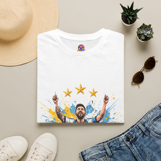 Argentina Messi Soccer T‑Shirt — Argentina Messi 10 Fan Tee