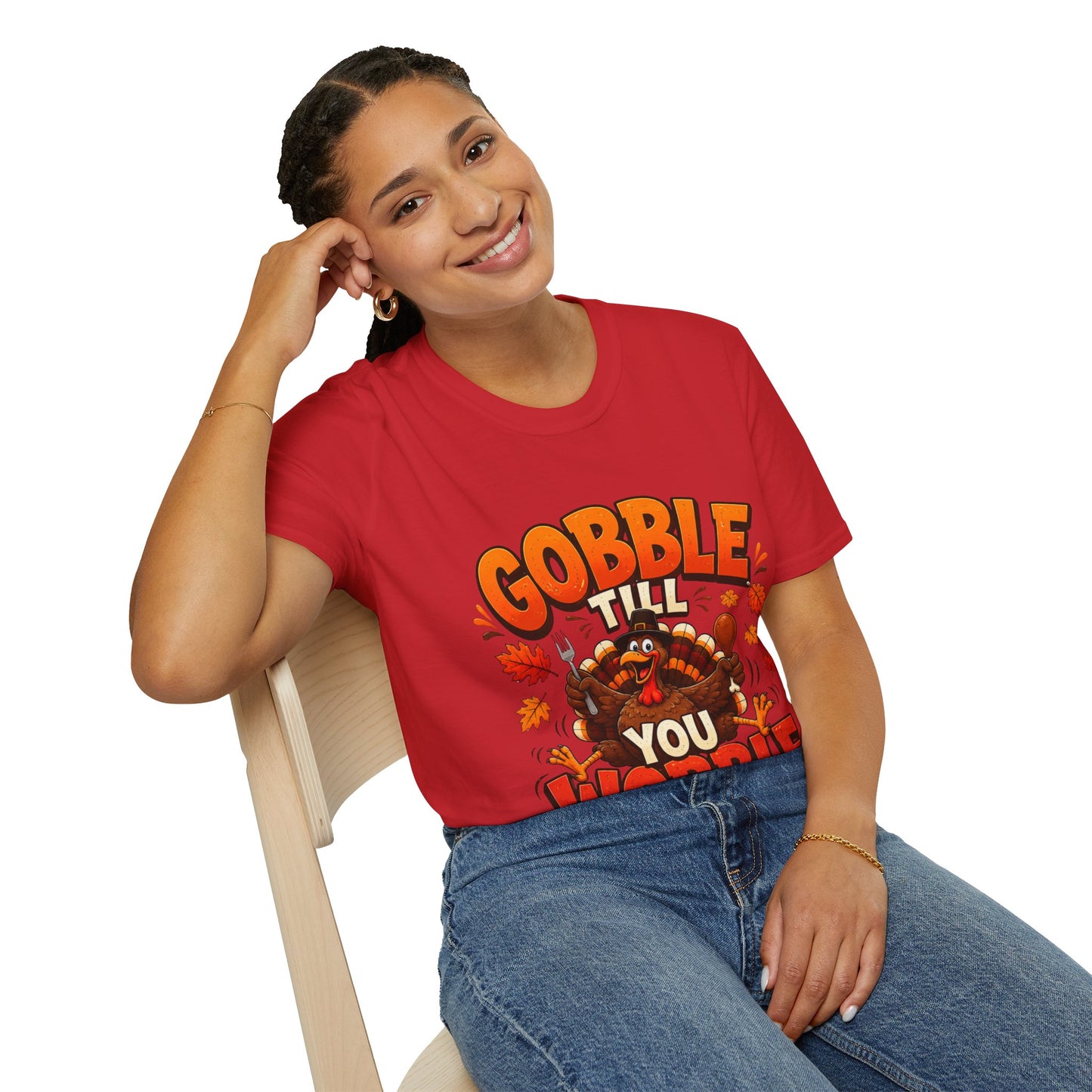 Gobble 'Til You Wobble Thanksgiving T-Shirt