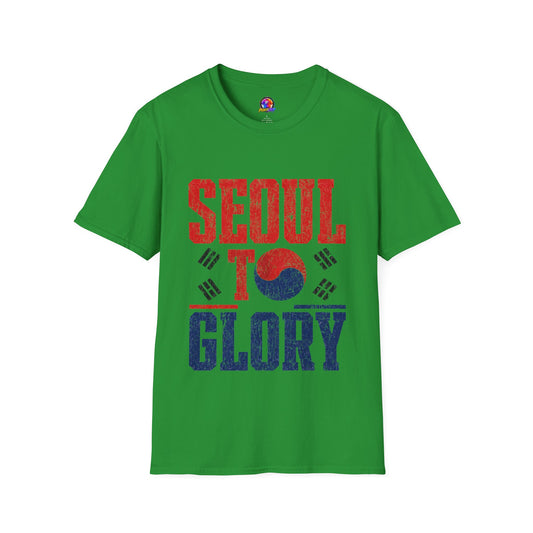 Korea Seoul to Glory T-Shirt — Korea Flag Vintage Travel Tee