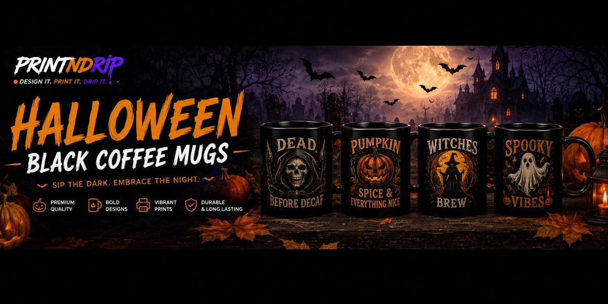 Halloween Black Coffee Mugs