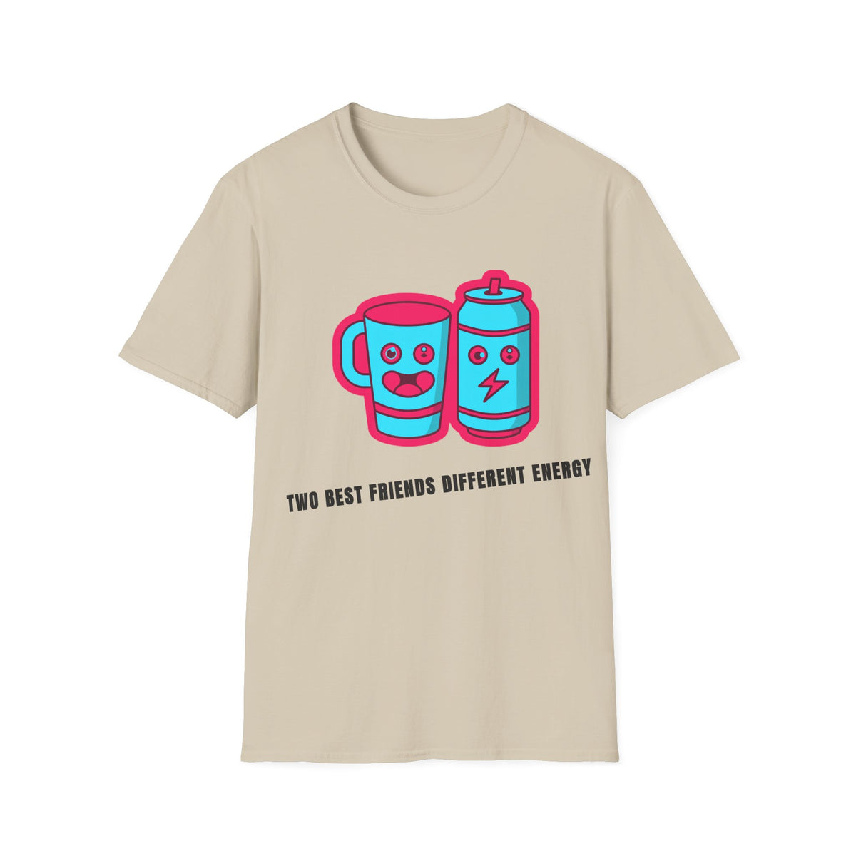 Battery & Cup Best Friends T‑Shirt — Cute Kawaii Coffee Mug and Battery Graphic Tee - Trending Now - September 2026