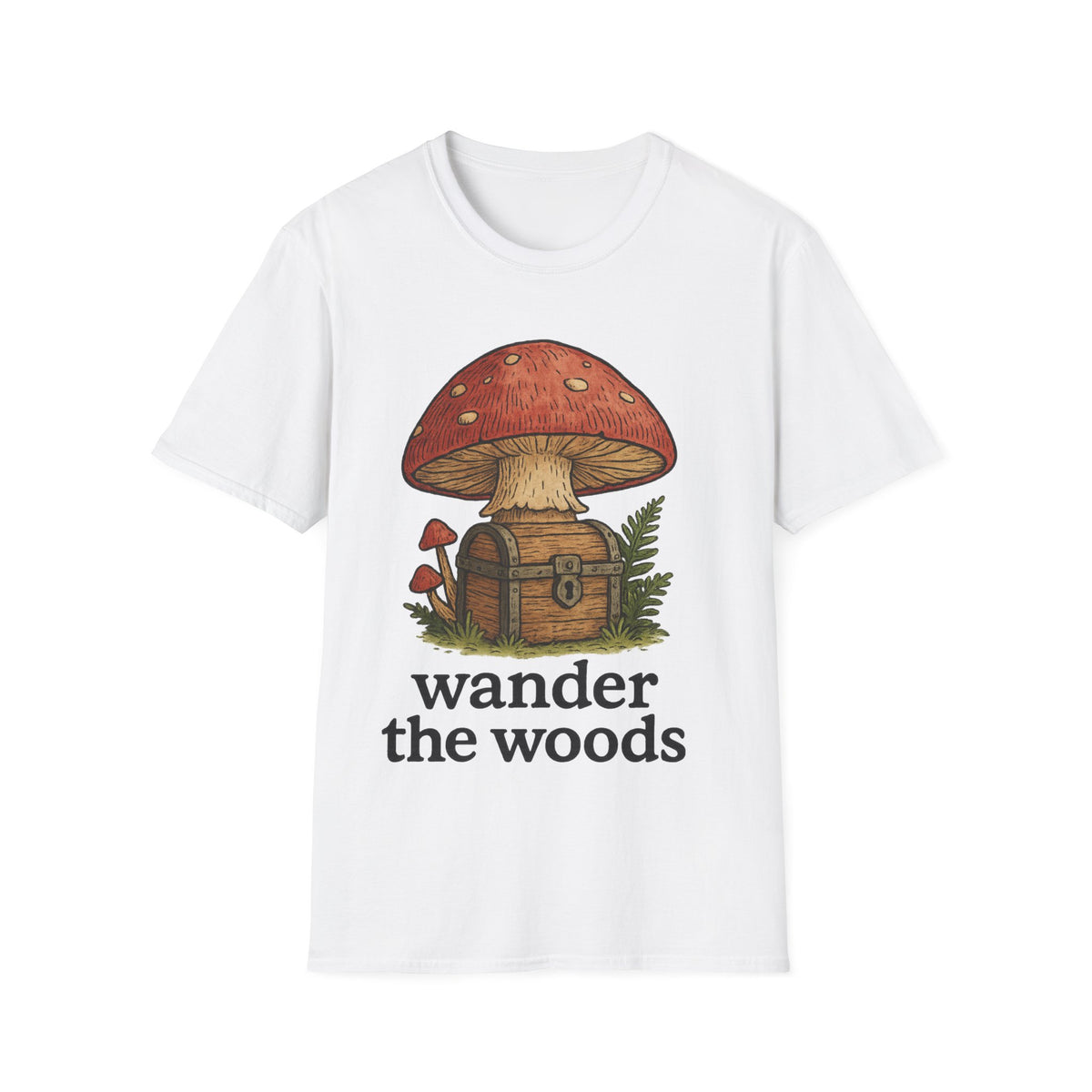 Mushroom Fairy Door T-Shirt — Whimsical Red Toadstool Graphic Tee - Trending Now - September 2026