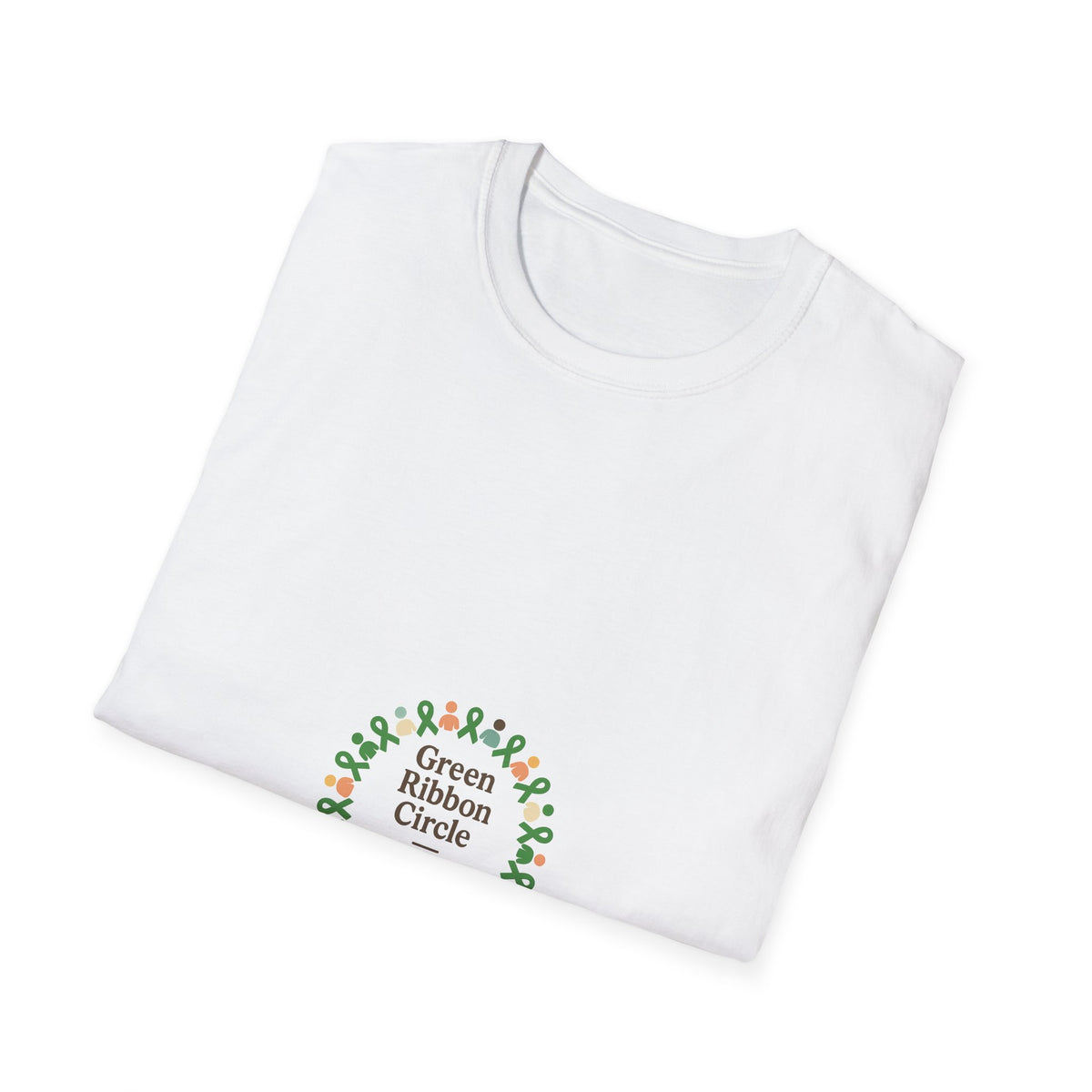 Green Ribbon Circle T-Shirt — Awareness Support Tee - Trending Now - October 2026