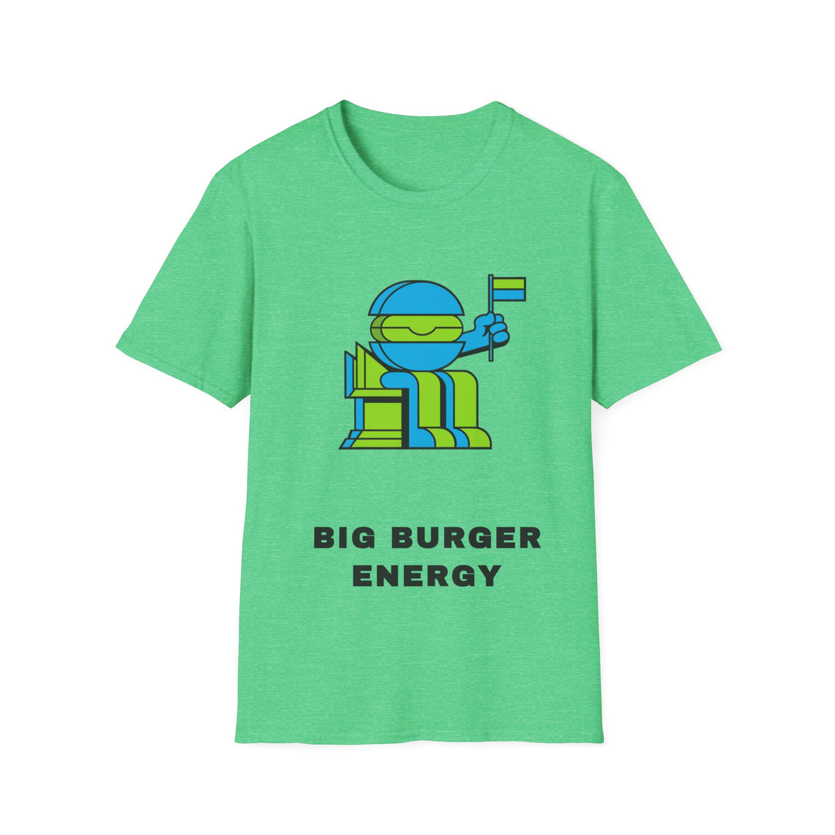 Big Burger Energy T-Shirt — Cute Retro Robot Graphic Tee - Trending Now - September 2026