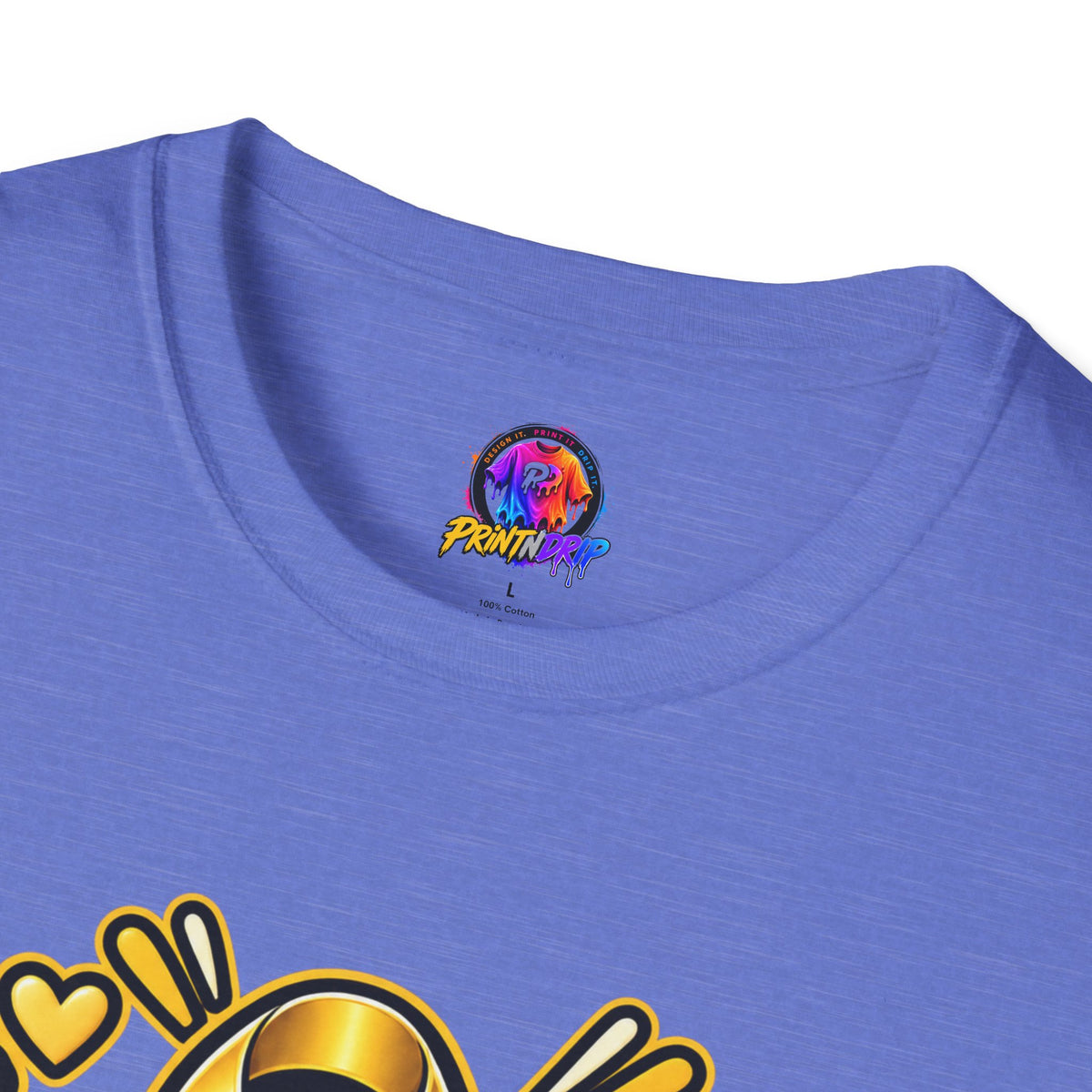 Childhood Cancer Awareness T-Shirt — "Love for the Little Warriors" Yellow Ribbon