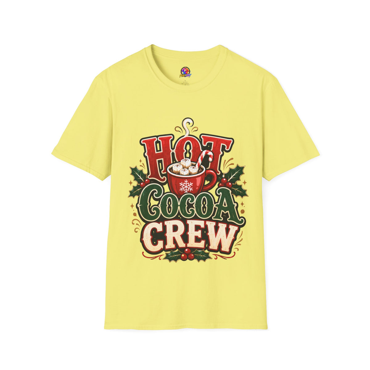 Hot Cocoa Crew T‑Shirt — Cozy Holiday Hot Chocolate Graphic Tee