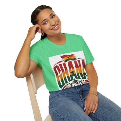 Ghana Flag Soccer T-Shirt — Retro Ghana Pride Football Tee