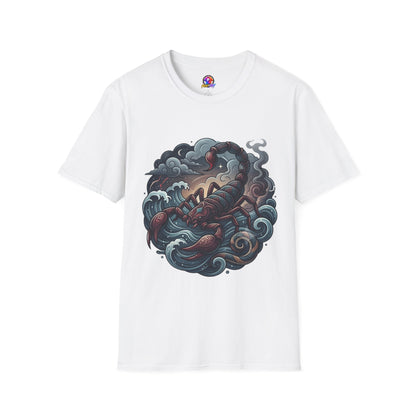 Scorpion Wave T-Shirt — Nautical Tattoo-Inspired Sea Scorpion Design