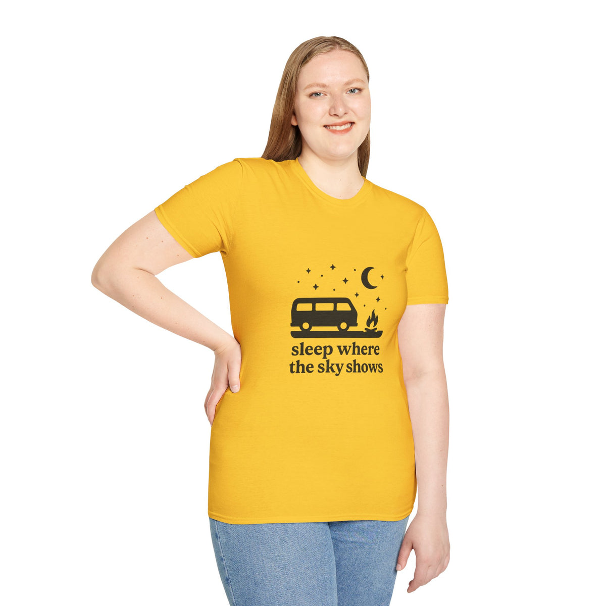 Retro Camper Night Sky T-Shirt - Trending Now - August 2026