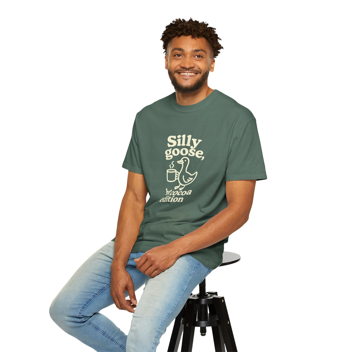 Silly Goose Hot Cocoa T-Shirt — Cute Winter Graphic Tee - Trending Now - October 2026
