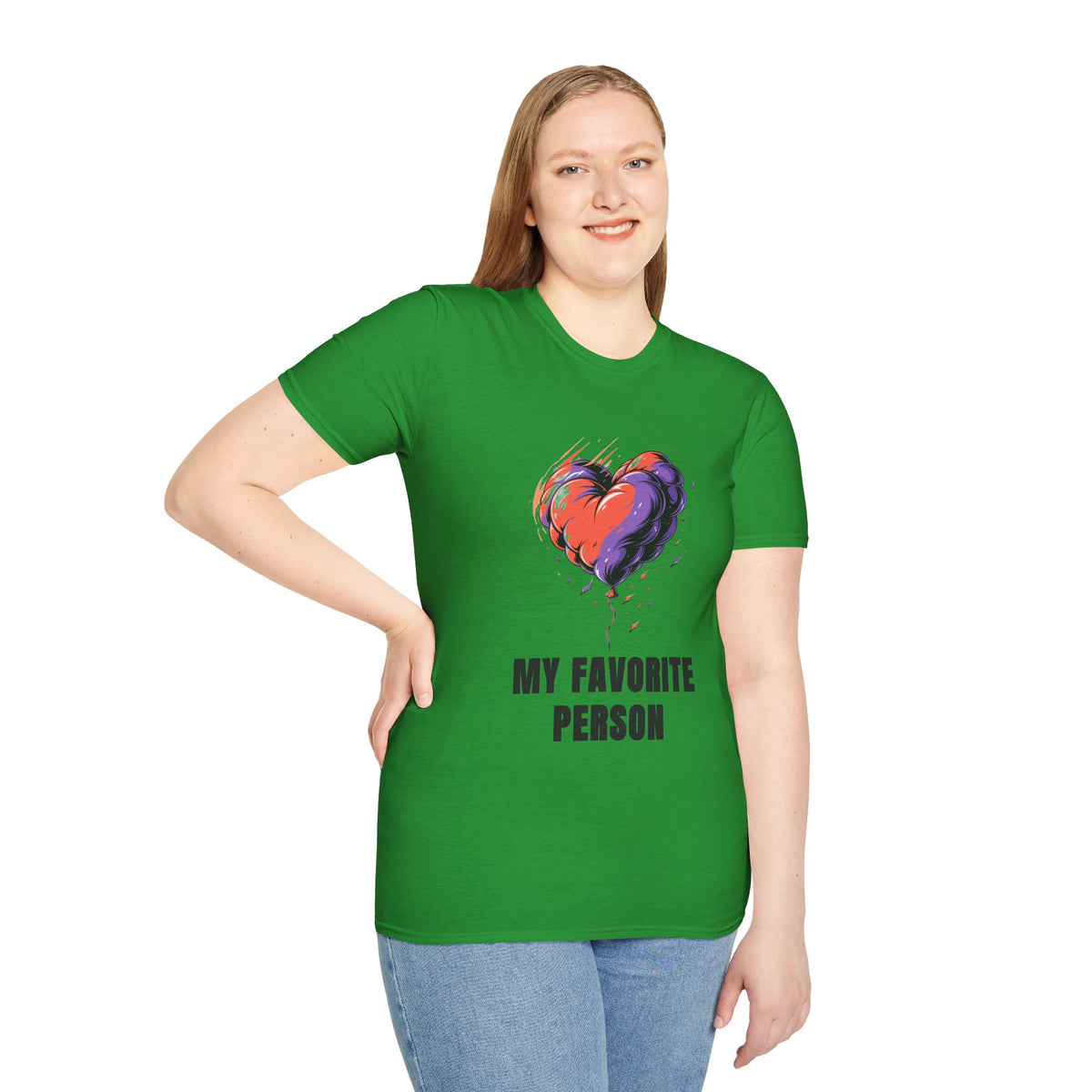 Heart Graphic T-Shirt — "My Favorite Person" Casual Tee - Trending Now - August 2026