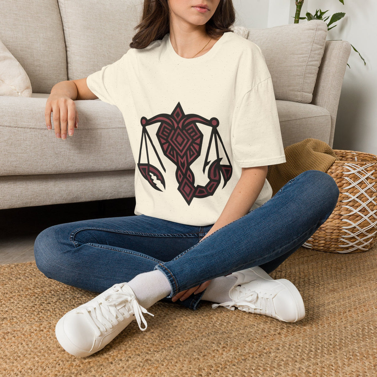 Scorpio  Scales T‑Shirt — Zodiac Balance Graphic Tee