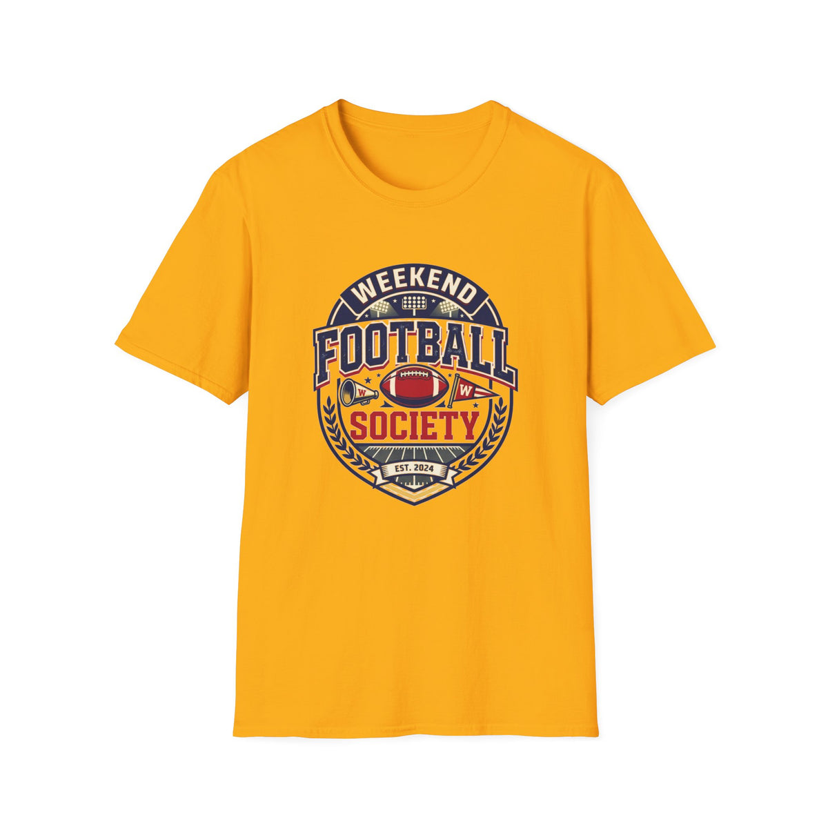 Weekend Football Pocket Graphic T‑Shirt — Retro American Football Logo Tee - Trending Now - August 2026