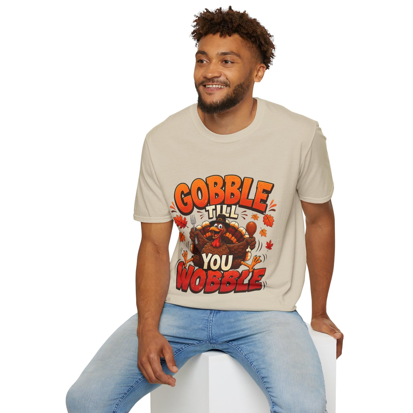 Gobble 'Til You Wobble Thanksgiving T-Shirt