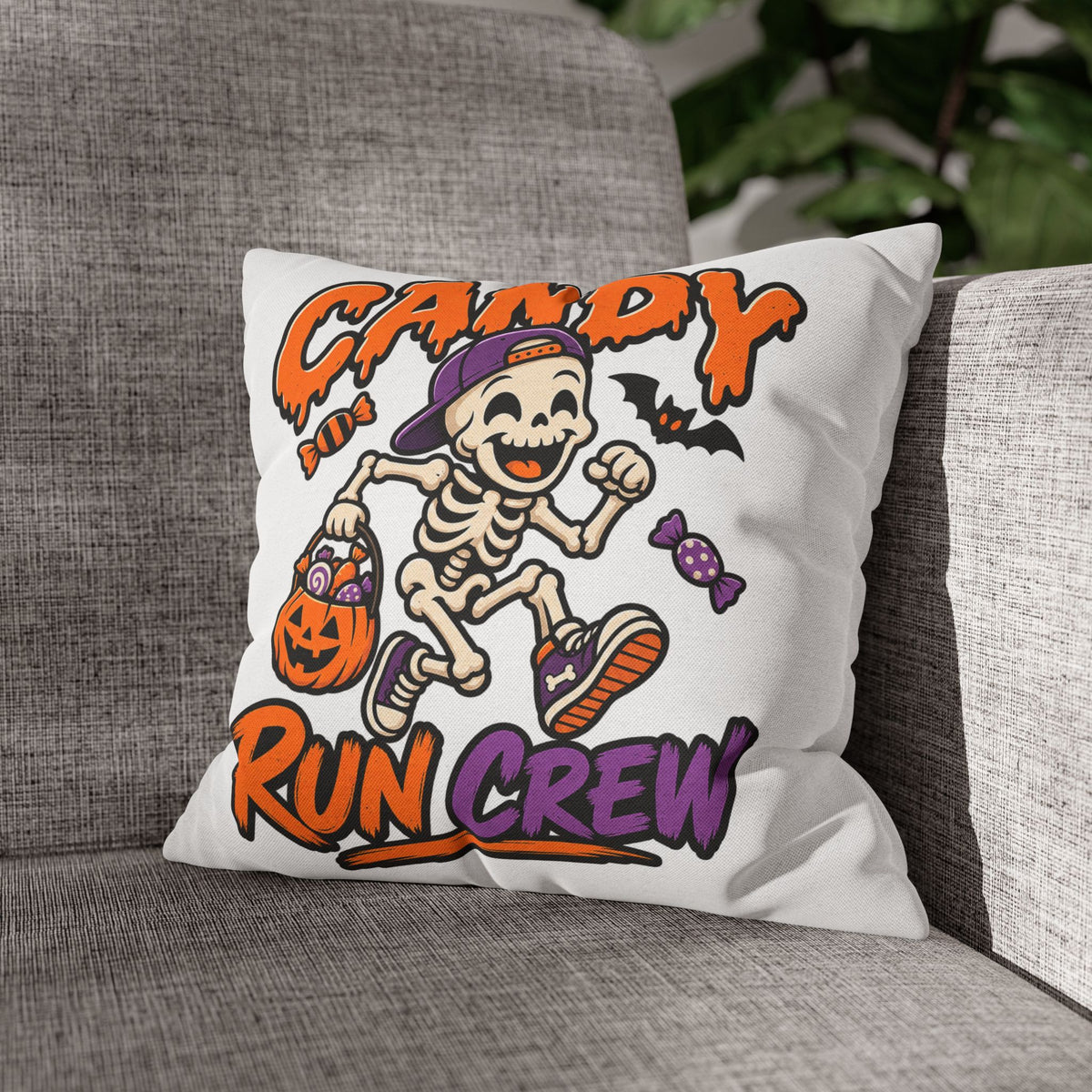 Candy Run Crew Halloween Pillowcase