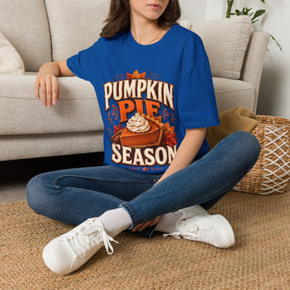 Pumpkin Pie Season T-Shirt — Autumn Thanksgiving Dessert Lover Tee