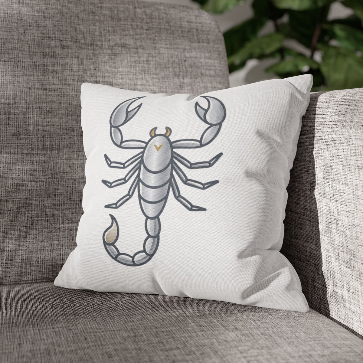 Scorpio Scorpion Pillowcase — Zodiac Decorative Throw Pillow
