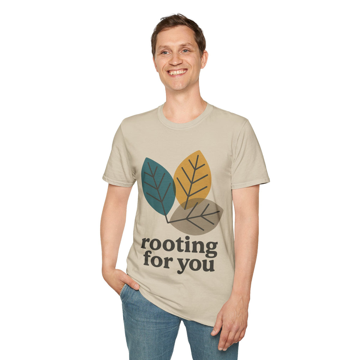 Leaf Trio T-Shirt — 'Rooting for You' Botanical Graphic Tee - Trending Now - September 2026