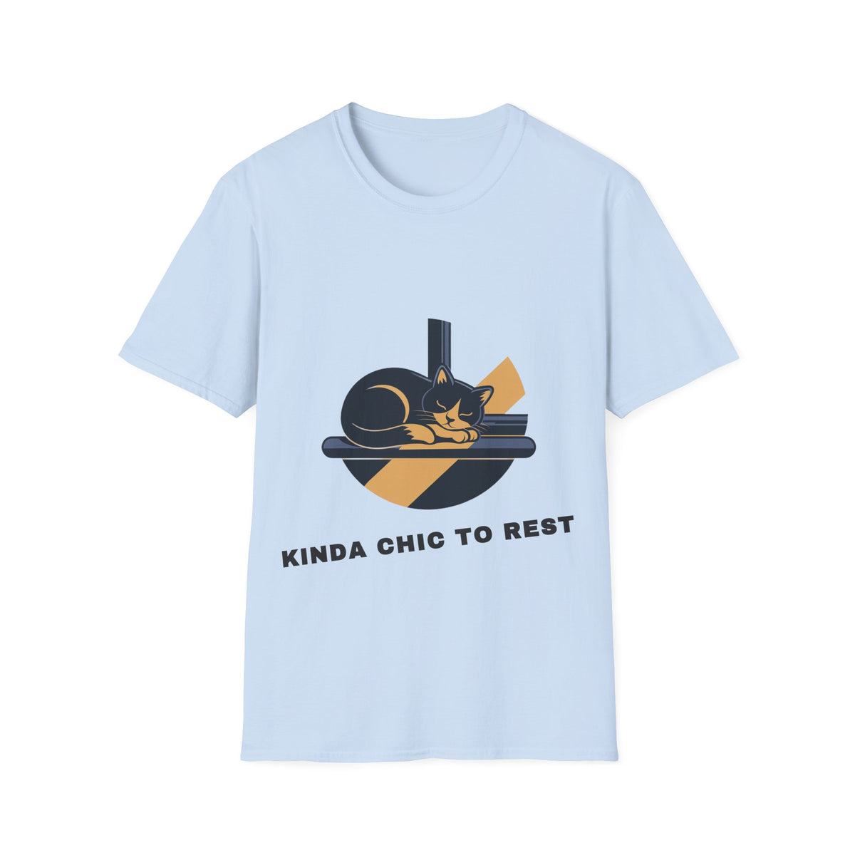 Cat Resting T-Shirt — "Kinda Chic to Rest" Graphic Tee - Trending Now - September 2026