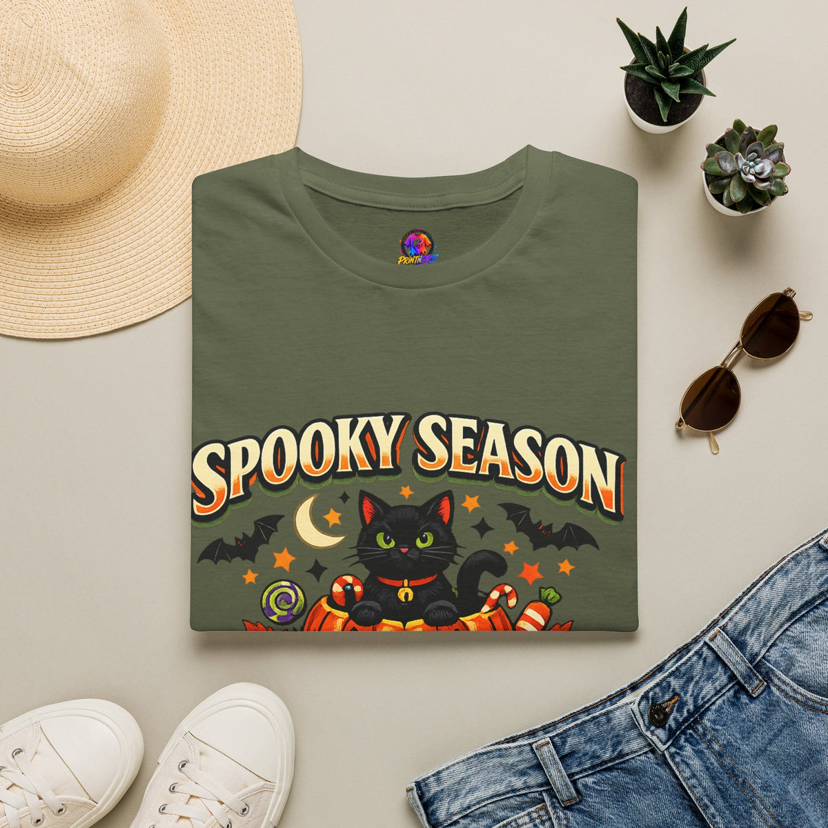 Halloween Spooky Season Unisex Softstyle T-Shirt