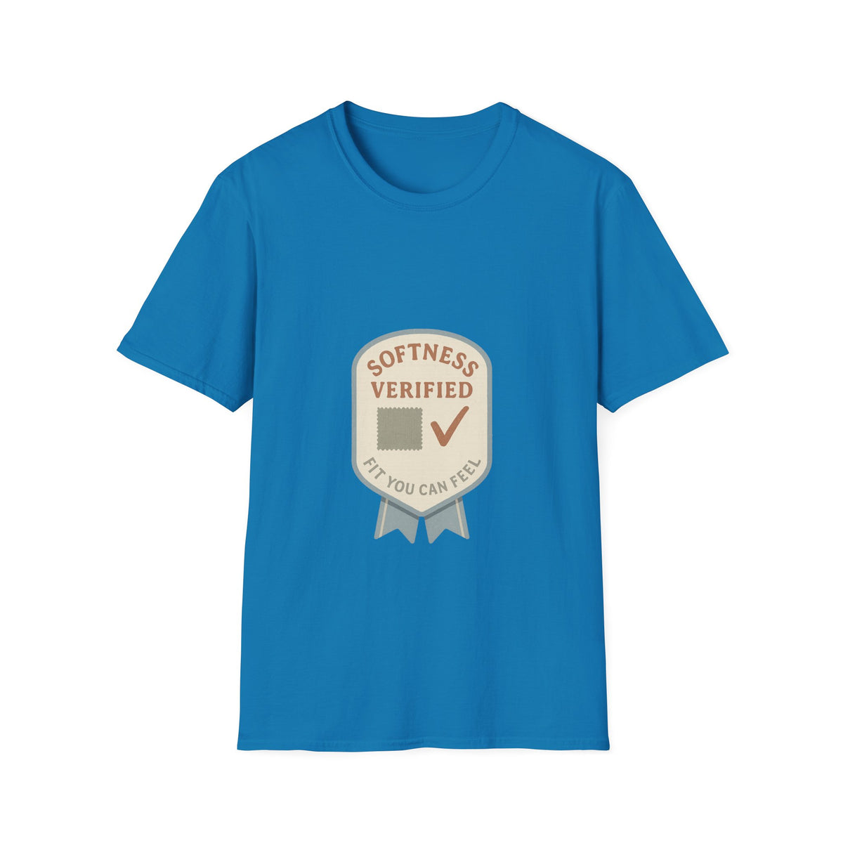 Softness Verified Badge T-Shirt — Cozy Comfort Graphic Tee - Trending Now - October 2026