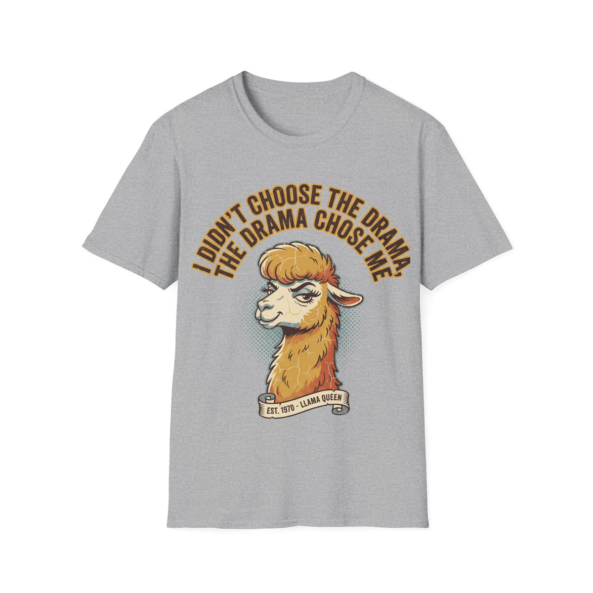 Sheep Graphic T‑Shirt — "I Don't Choose the Drama, the Drama Chooses Me" - Trending Now - September 2026