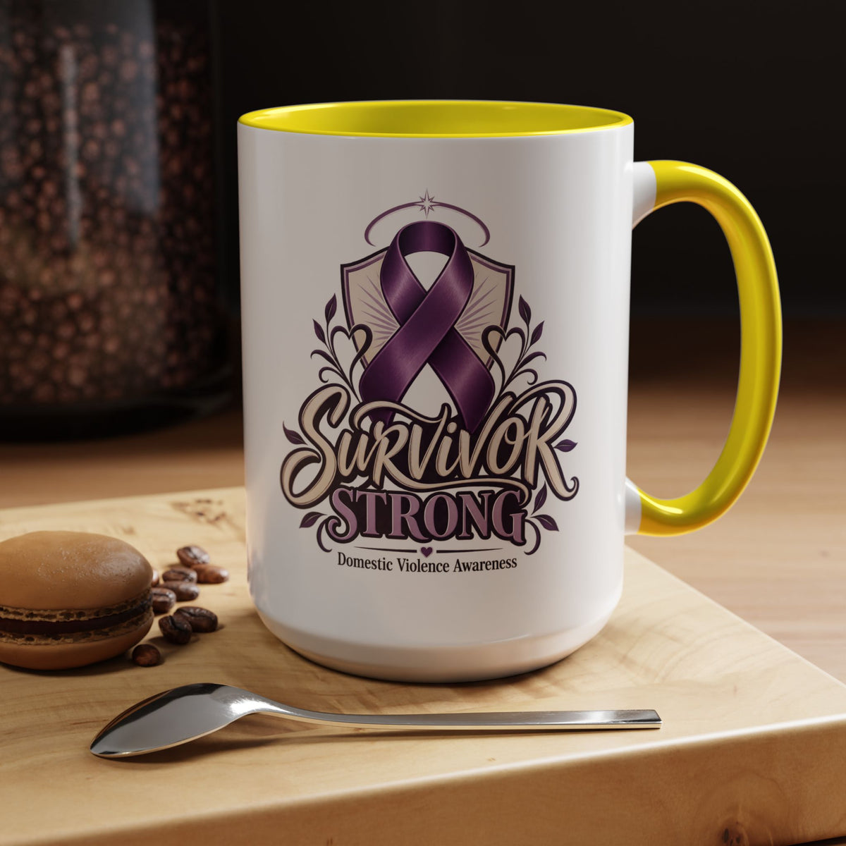 Domestic Violence Awareness Survivor Strong Coffee Mug