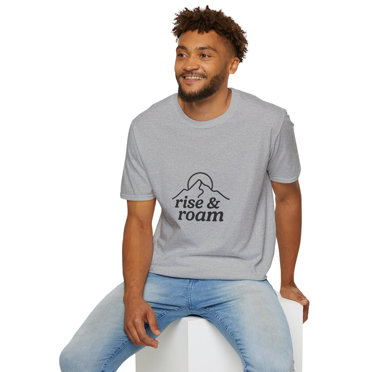 Vintage Mountain Logo T-Shirt — "Peace & Power" Graphic Tee - Trending Now - August 2026