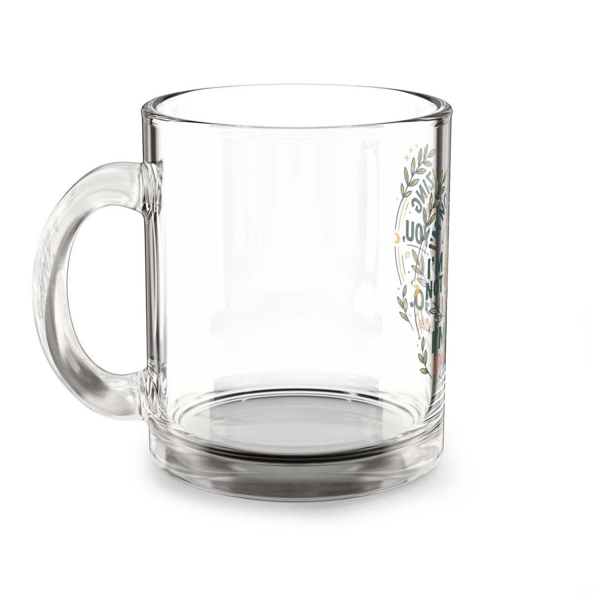 Virgo Glass Mug — “I’m Not Criticizing, I’m a Virgo” Astrological Coffee Cup