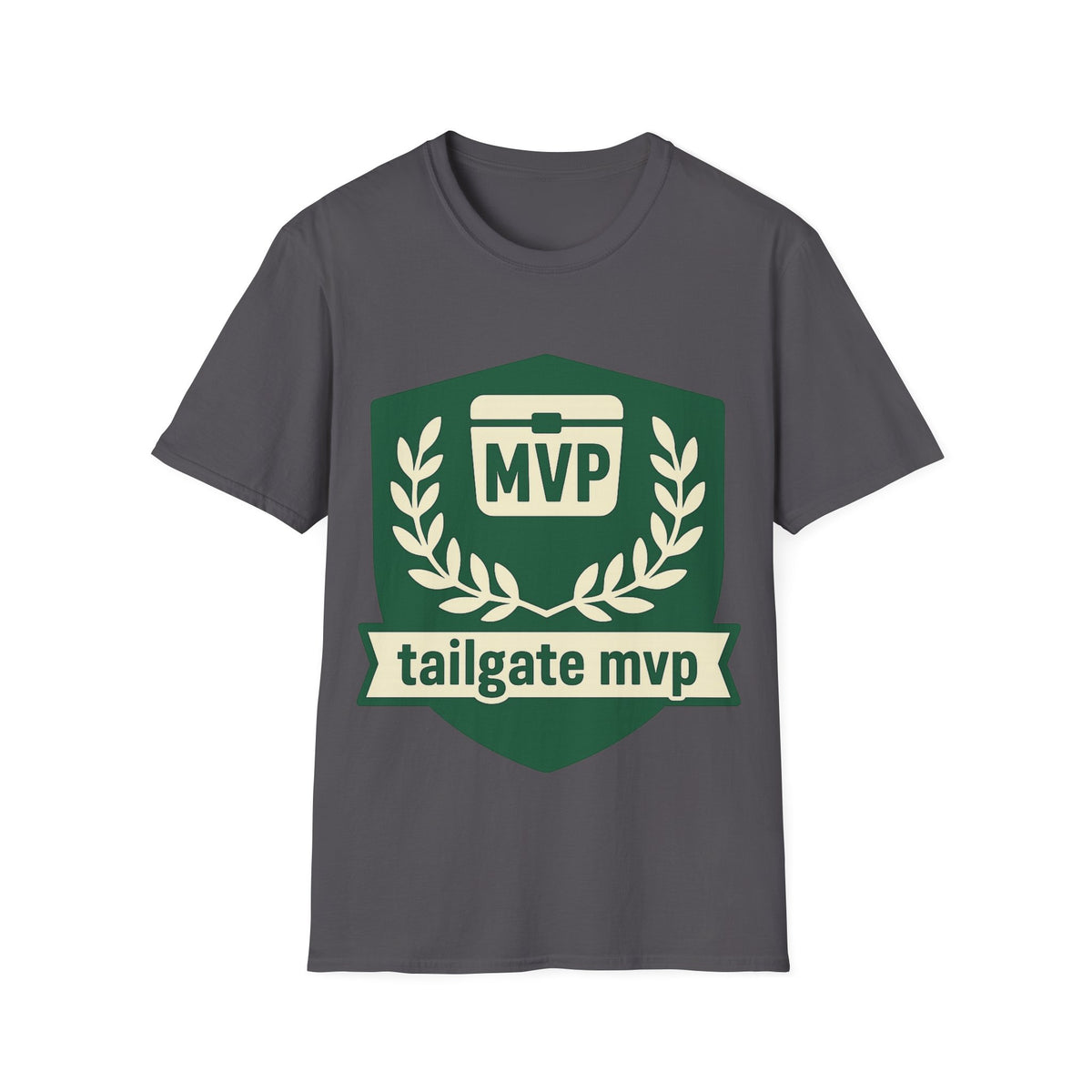 MVP Tailgate T-Shirt — Vintage Green MVP Badge Tee - Trending Now - August 2026