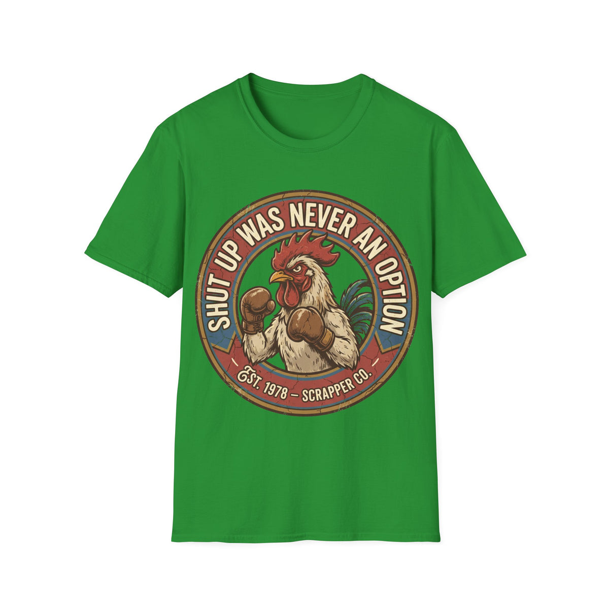 Graphic T-Shirt — “Shut Up Was Never an Option” Funny Retro Cowgirl Tee - Trending Now - September 2026