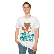 T-Shirt — Certified Jimothy Energy Cute Raccoon Graphic Tee - Trending Now - August 2026