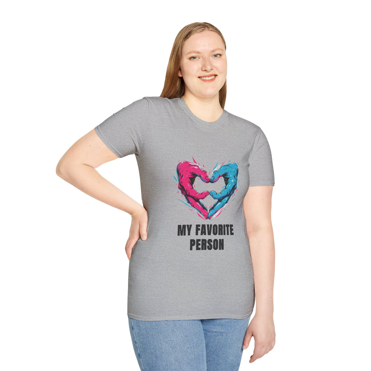 Heart Hands T-Shirt — “My Favorite Person” Couples Graphic Tee - Trending Now - August 2026
