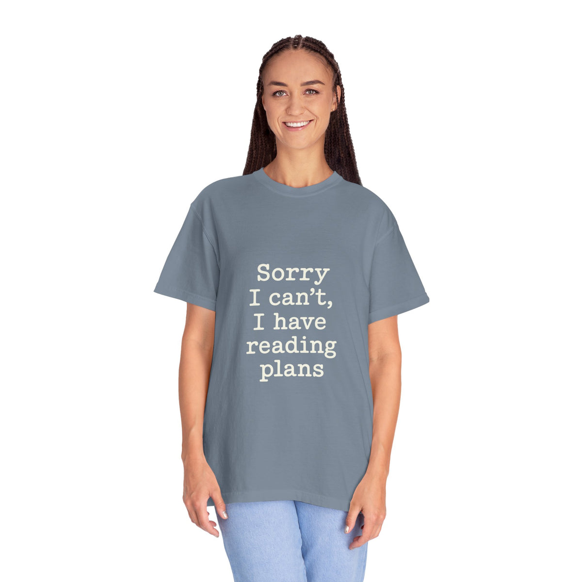 Reading Plans T-Shirt — "Sorry I Can't, I Have Reading Plans" Book Lover Tee - Trending Now - October 2026