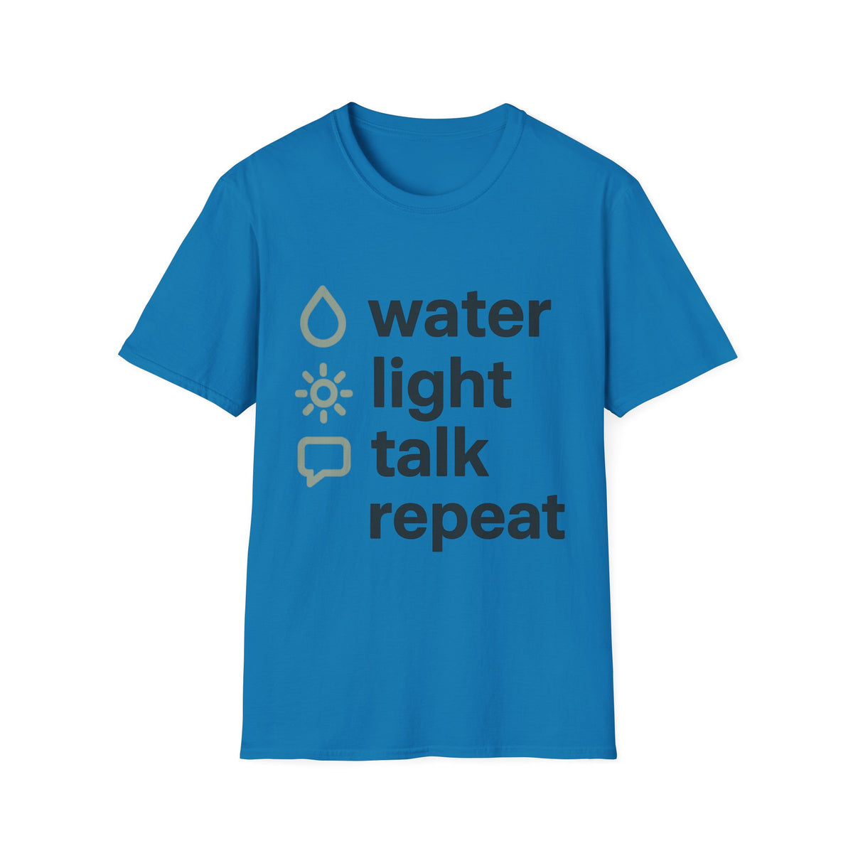 Eco Icons T-Shirt — Minimal 'water • light • forest' Graphic Tee - Trending Now - September 2026