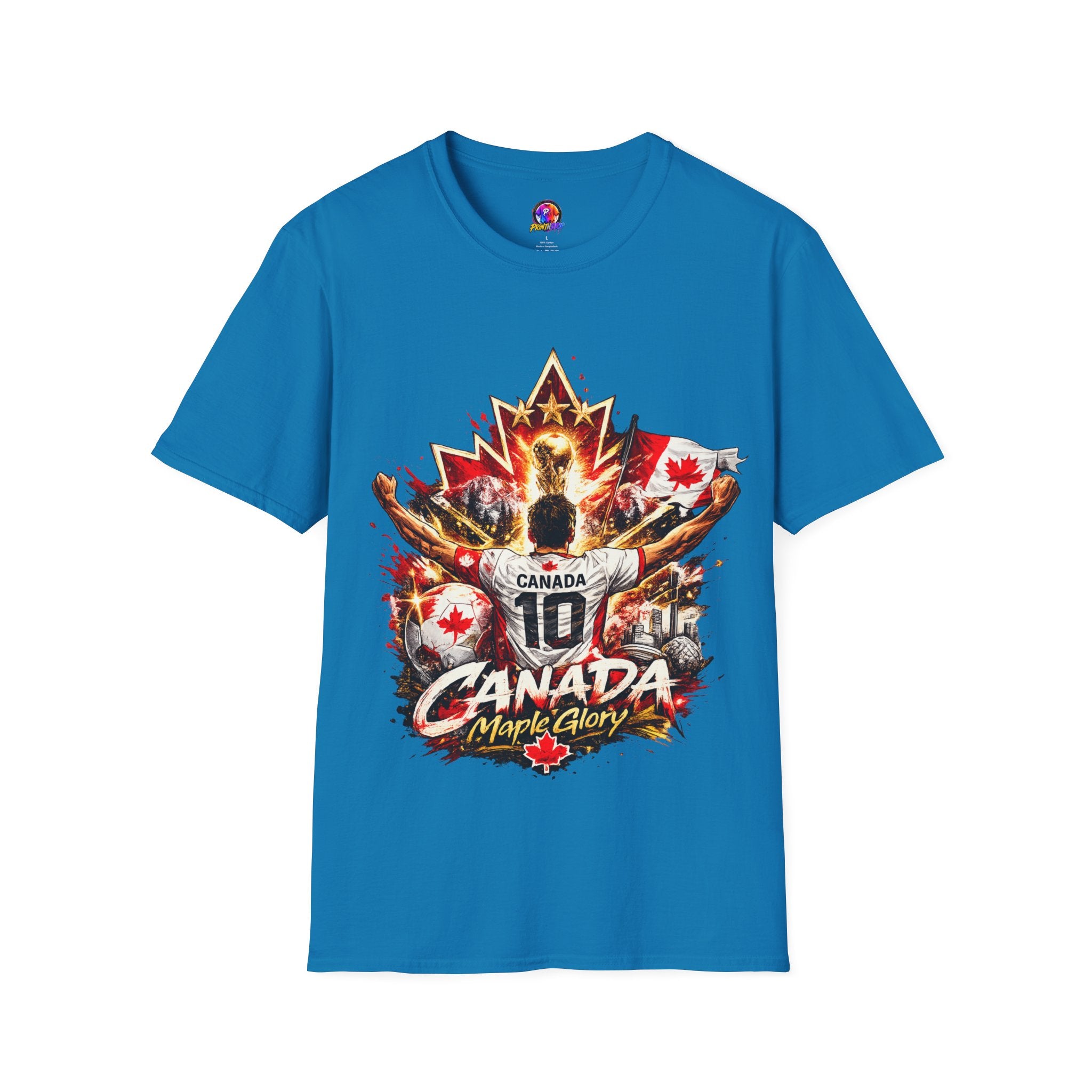 Canada Maple Glory T‑Shirt — Vintage Canadian Maple Leaf Graphic Tee