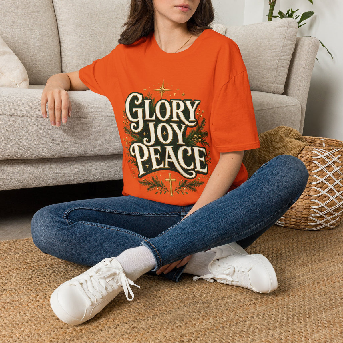 Glory Joy Peace Christmas T-Shirt