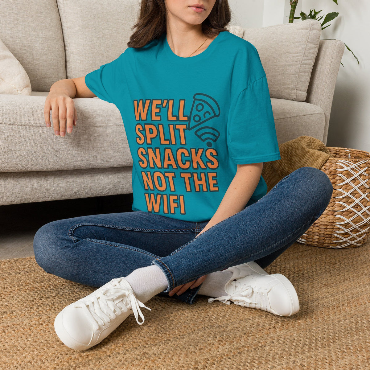 We'll Split Snacks Not The WiFi T-Shirt - Trending Now - August 2026