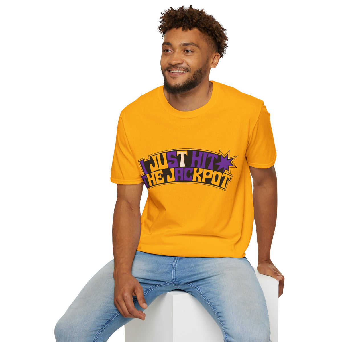 Just Hit the Jackpot T-Shirt — Retro Casino Graphic Tee - Trending Now - August 2026
