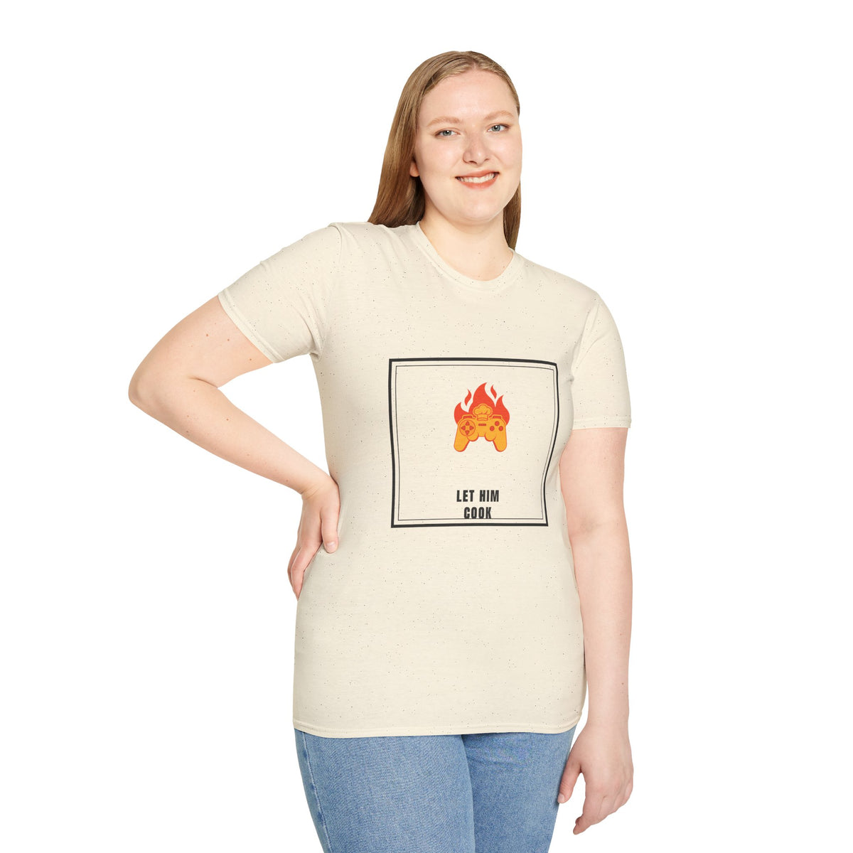 Gaming Controller on Fire T-Shirt — "Let Him Cook" Gamer Tee - Trending Now - September 2026