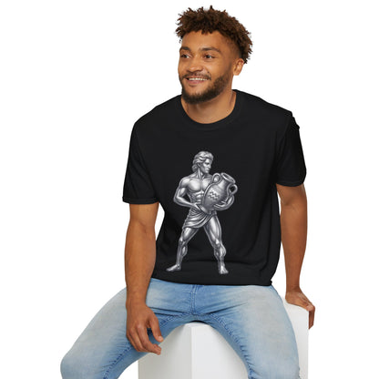 Aquarius Zodiac T-Shirt — Mythic Water Bearer Astrology Tee