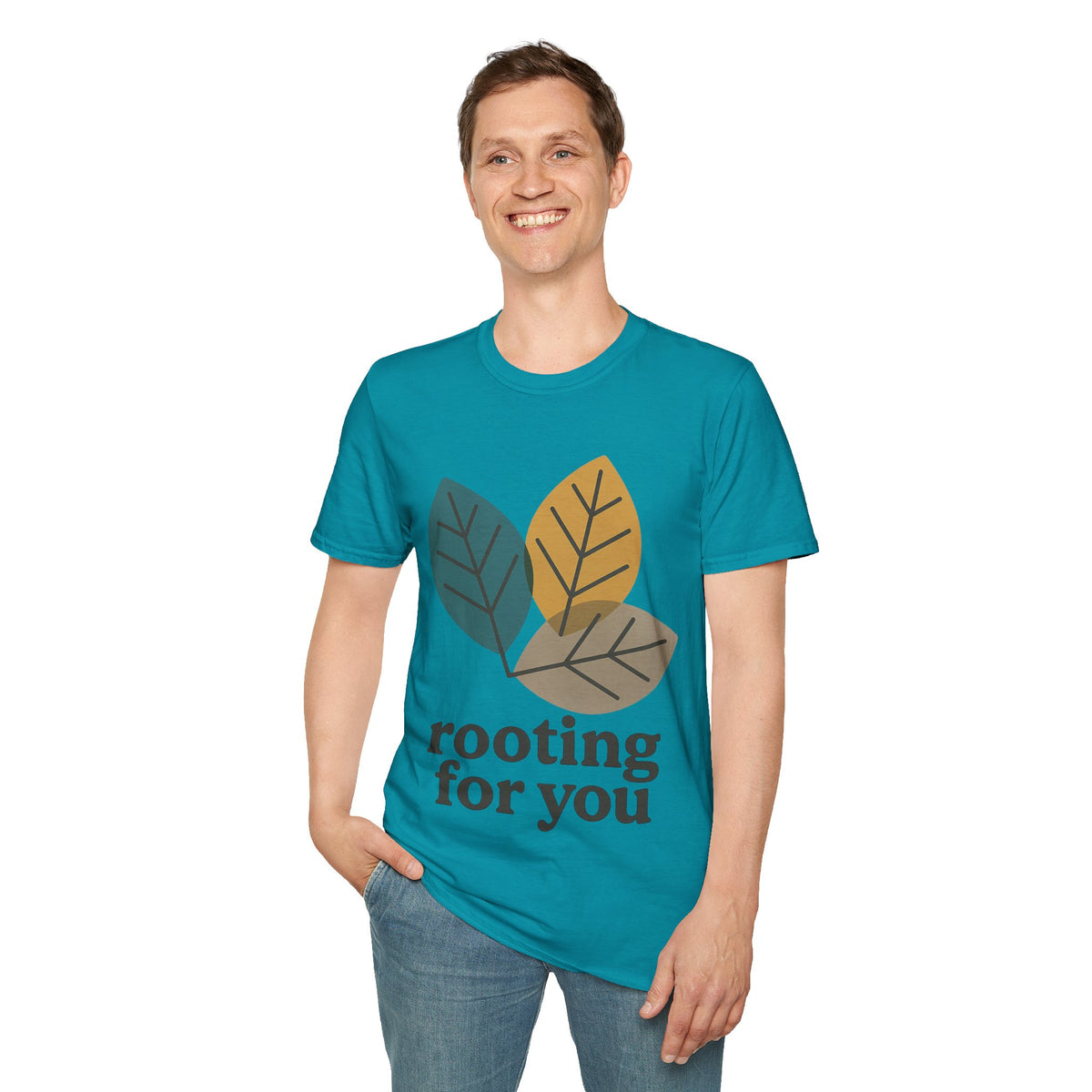 Leaf Trio T-Shirt — 'Rooting for You' Botanical Graphic Tee - Trending Now - September 2026