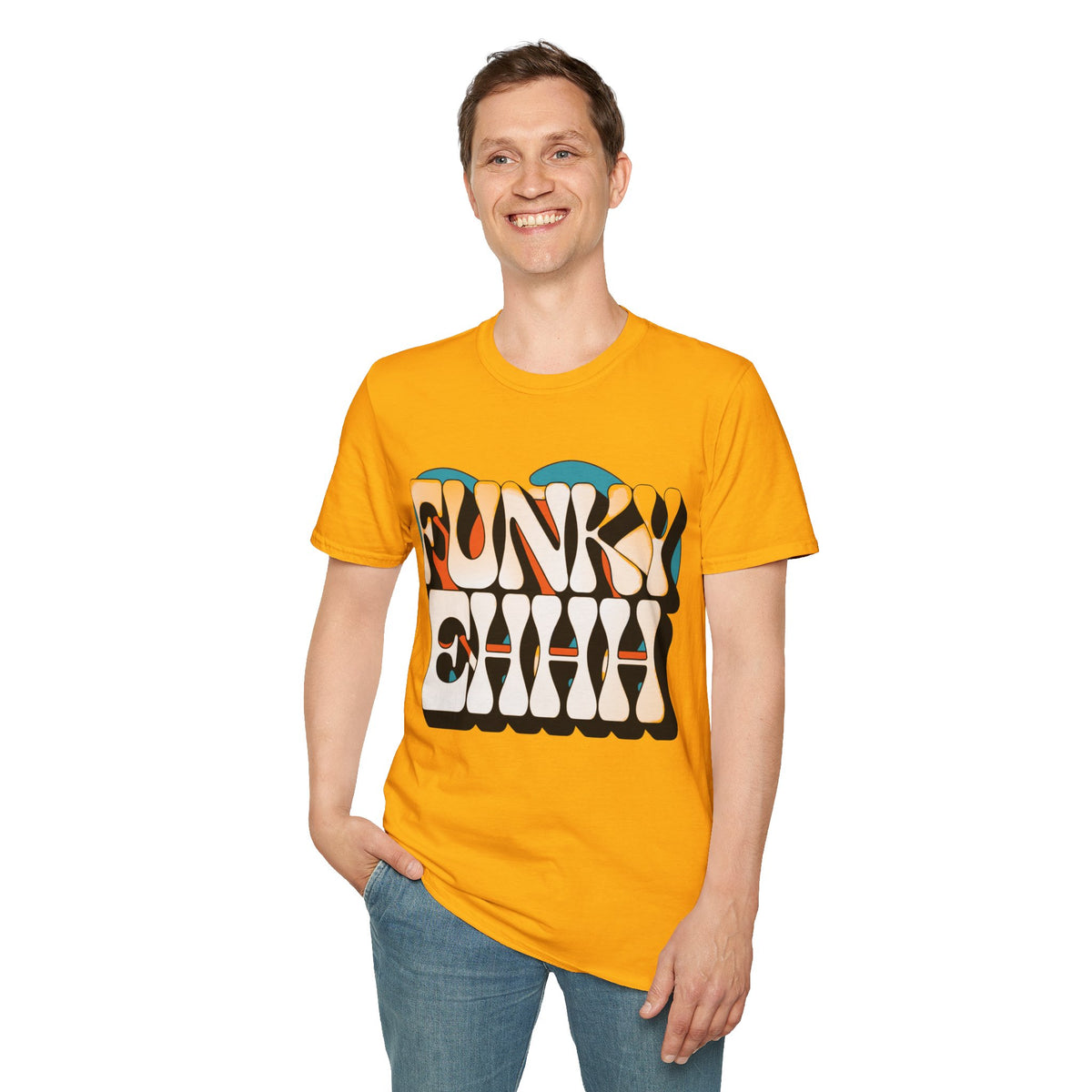 Funky Retro Graphic T-Shirt — Bold 70s Vibe "FUNKY" Tee - Trending Now - August 2026