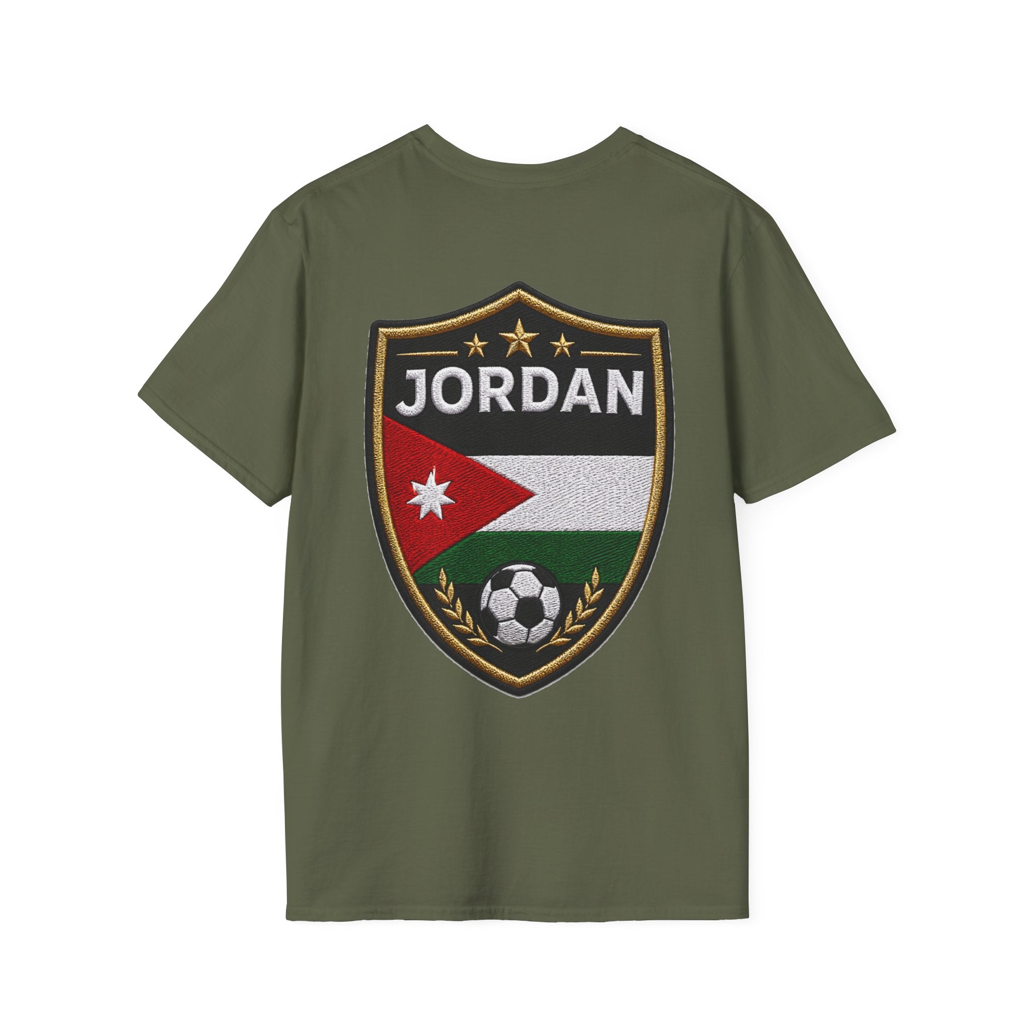 Jordan Soccer T‑Shirt — Desert Courage Flag Design