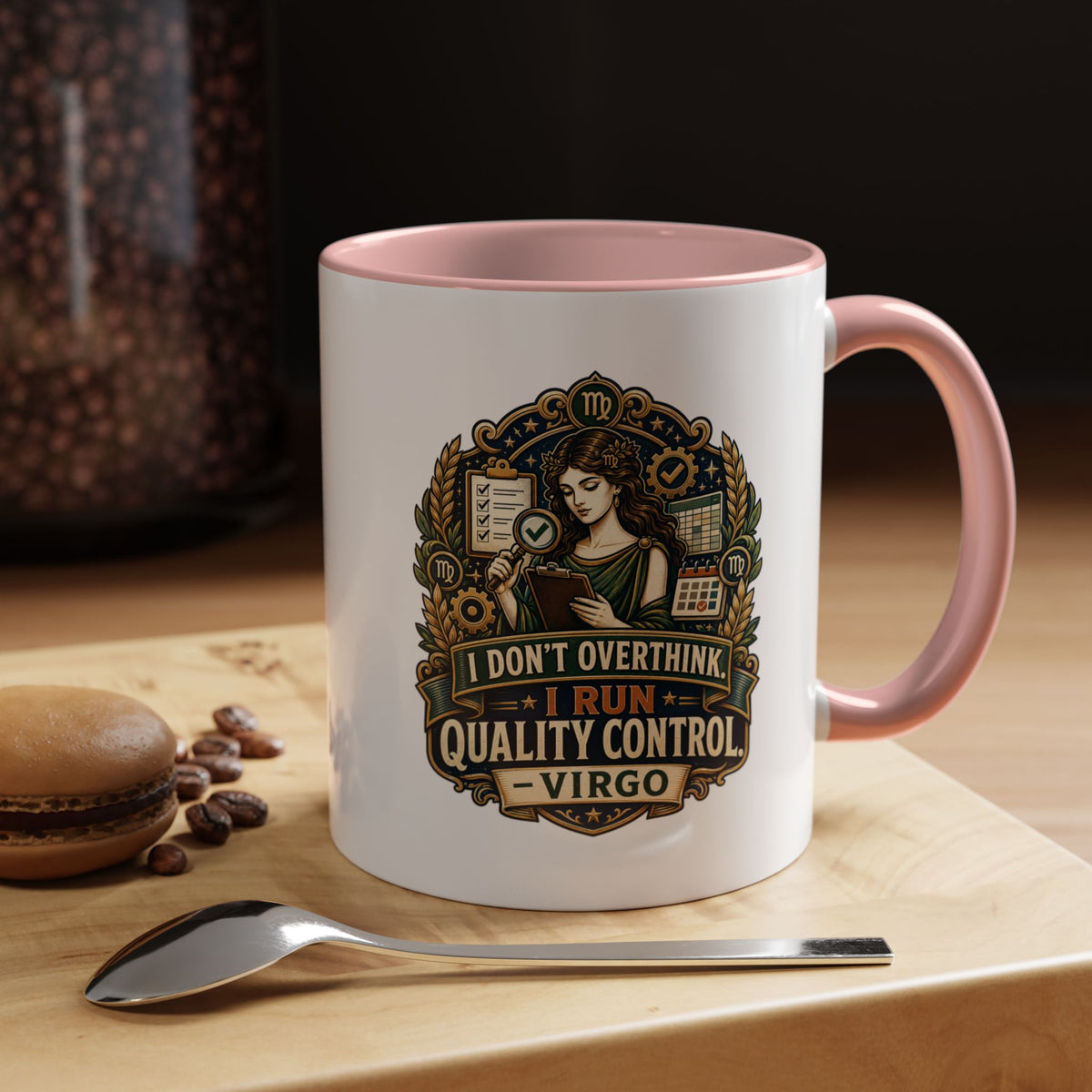 Zodiac Virgo Accent Coffee Mug