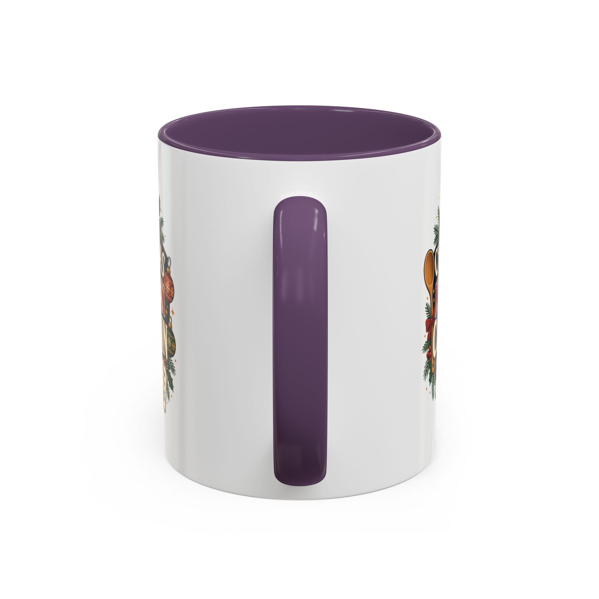 Modern Day Christmas Kitchen Captain Accent Coffee Mug — Holiday Baking Chef Gift (11/15oz)