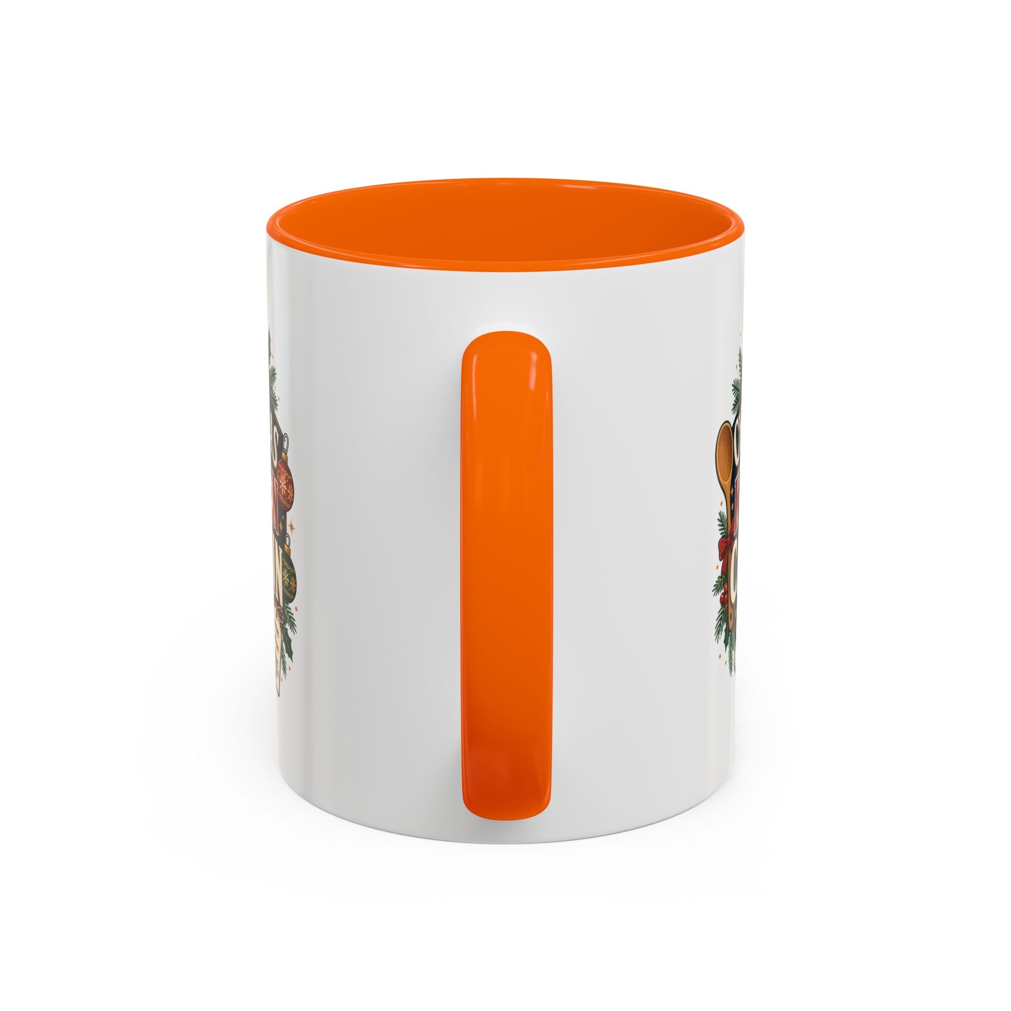 Modern Day Christmas Kitchen Captain Accent Coffee Mug — Holiday Baking Chef Gift (11/15oz)