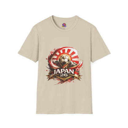 Japan Soccer T‑Shirt — Rising Sun Football Graphic