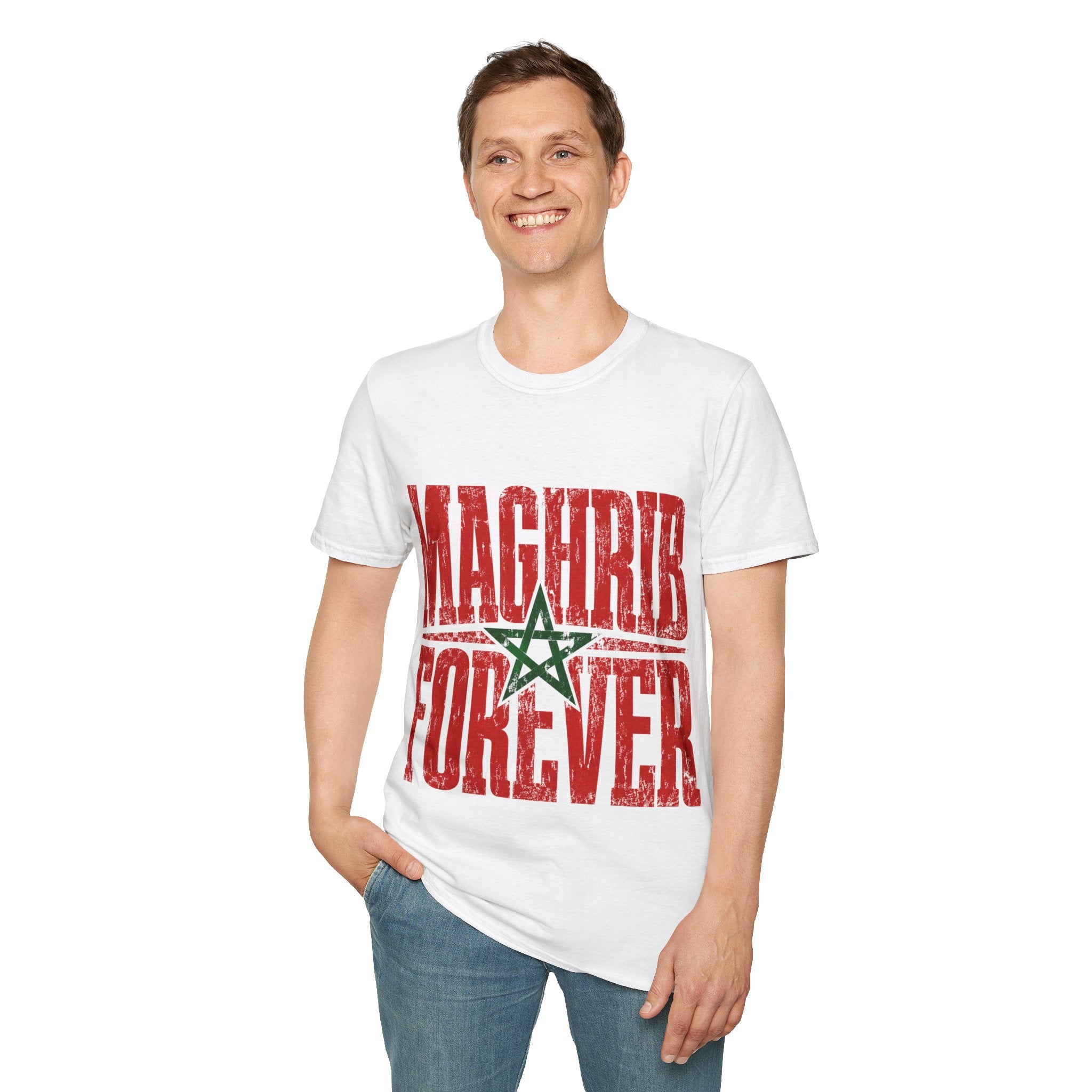 Morocco T-Shirt — Maghrib Forever Moroccan Flag Graphic Tee