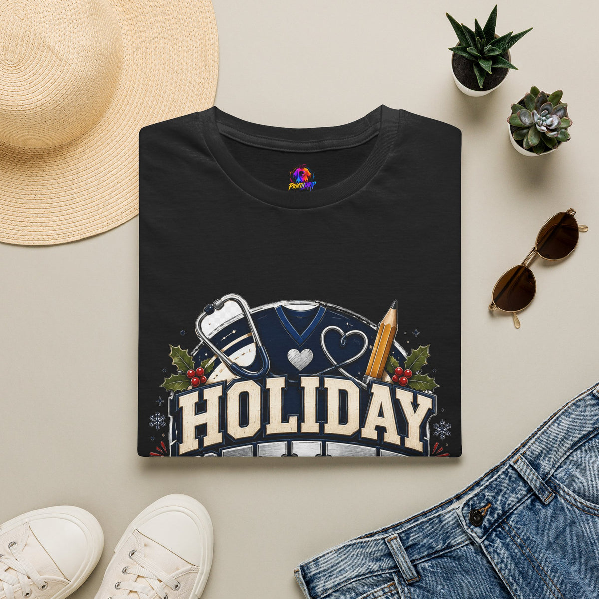 Holiday Shift Survivor T-Shirt — Nurse & Healthcare Worker Gift
